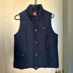 Joules Higham Black Puffy Gilet Vest